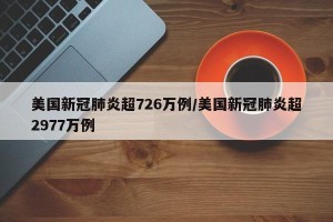 美国新冠肺炎超726万例/美国新冠肺炎超2977万例